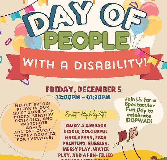 International Day of People with Disabilities and SWPBS whole school celebration