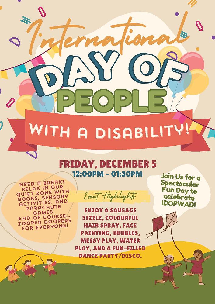International Day of People with Disabilities and SWPBS whole school celebration